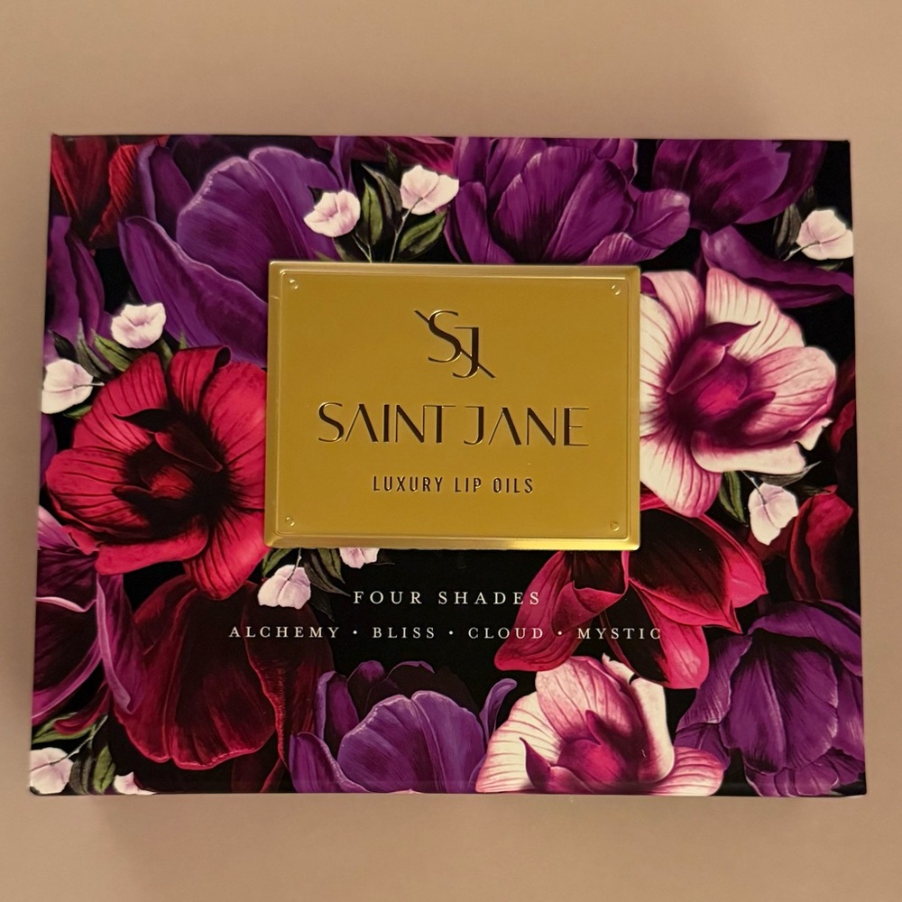 Saint Jane Limited Edition Holiday Collection Luxury Lip Oil 4-Piece Gift Set - Picture 11 of 16